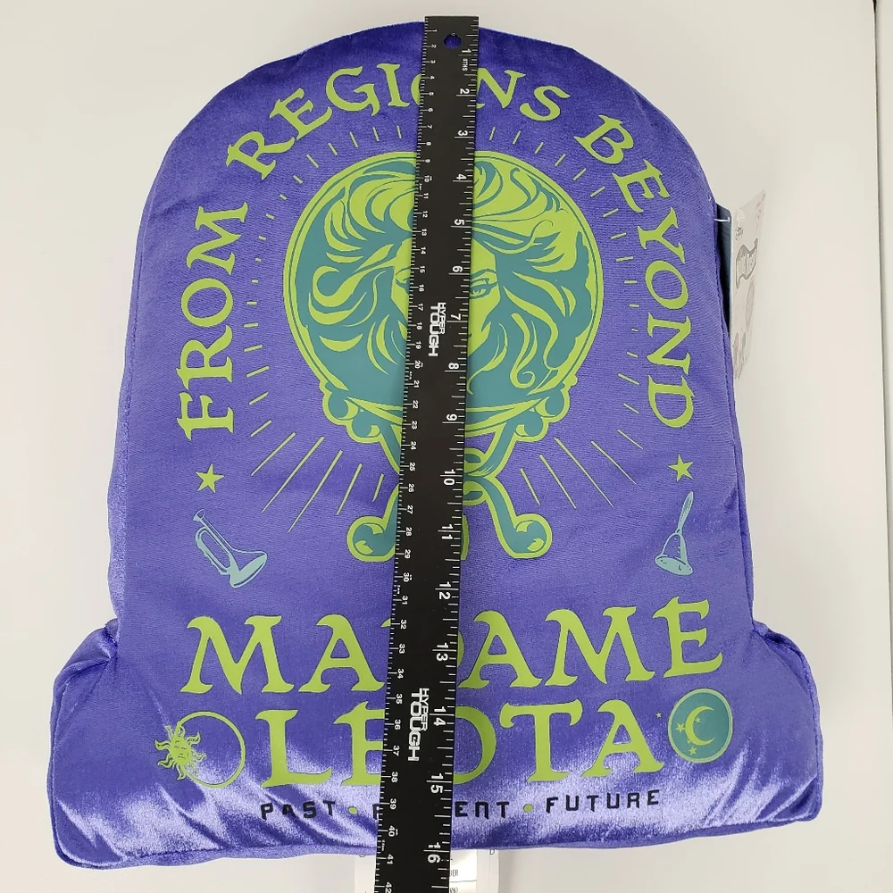 Disney Haunted Mansion Madame Leota Glow in the Dark Tombstone Pillow